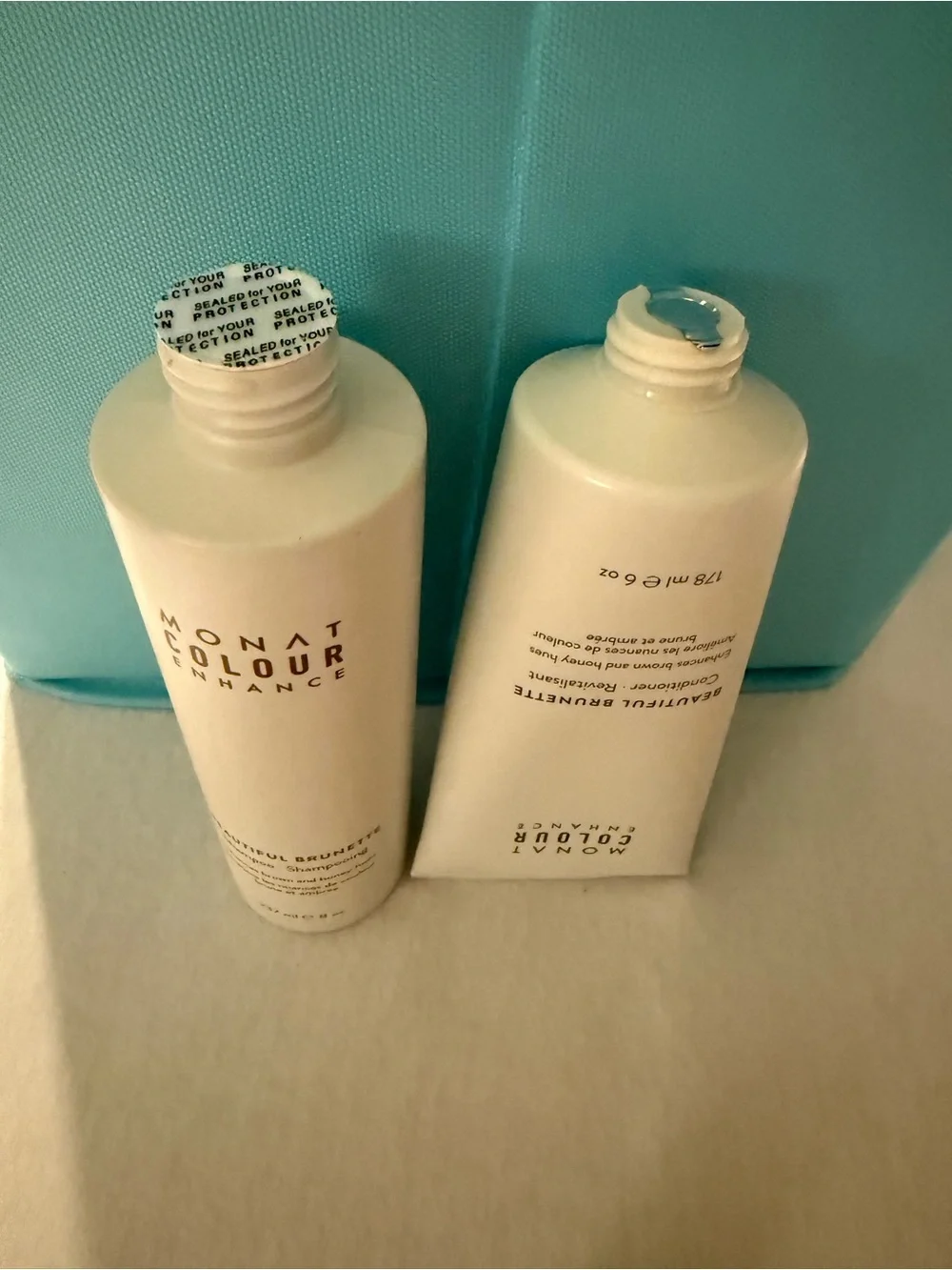 Authentic MONAT Colour Enhance Beautiful Brunette Shampoo & Conditioner